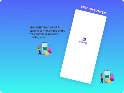 M- MONEY SAVINGS APP. motion graphics ui