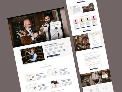 90+ Wine - Landing page alcohol digital sommelier drink drink home page drink page design graphic design home page home ui landing page design liquor wine wine home page wine page design winery