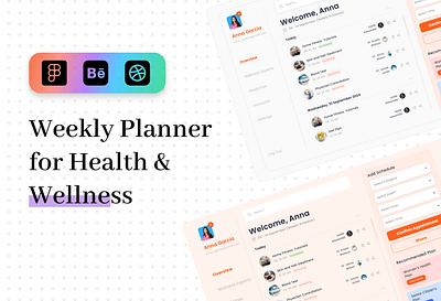 Weekly Planner dashboard ui weekly planner