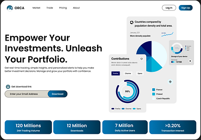 Finance Website ai design development figma no code ui uiux website