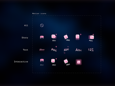 Storyly Studio - Motion icons atomic component designsystem icon icons