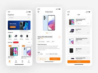 E-commerce Mobile App design graphic design landingpage ui uiux website