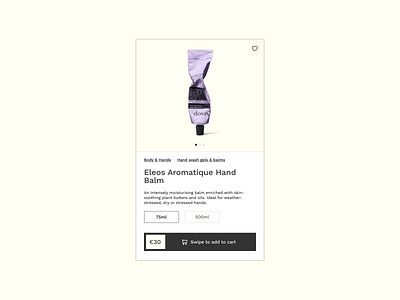 Product card [Daily UI challenge #1] app design design e commerce inspiration product cart ui ui design web