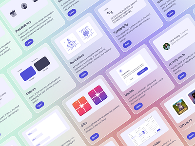 Swish - Design System branding case study components design system figma link glassmorphism gradients index minimal modular navigation product design style guide user experience user interface variants