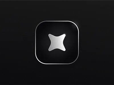 Metallic Icon 3d 3d icon branding figma fintech icon design metallic vector design