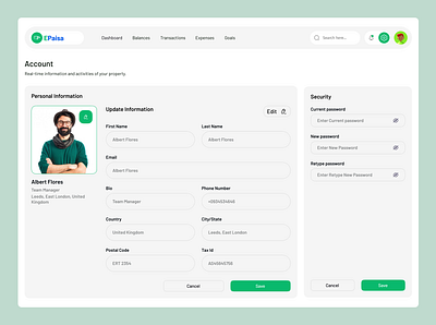 Finance Account crm currency dashboard design finance finance dashboard fintech management dashboard minimalist mobile app money saas saas dashboard saving transaction ui uiux ux design web website