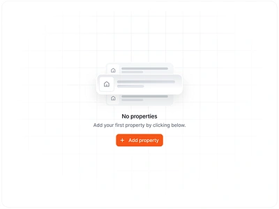 Immobilis - empty state b2b b2c empty state listing property saas web app