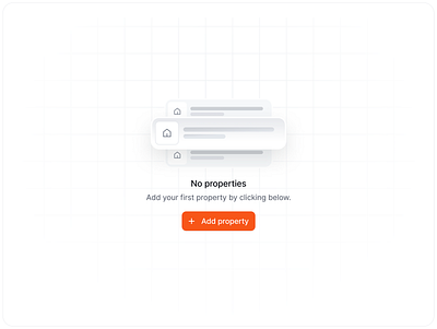 Immobilis - empty state b2b b2c empty state listing property saas web app