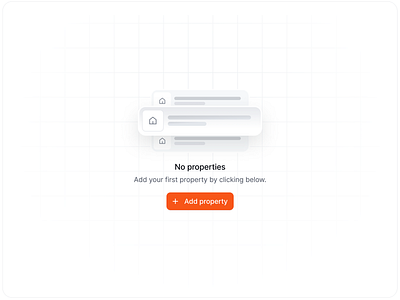 Immobilis - empty state b2b b2c empty state listing property saas web app