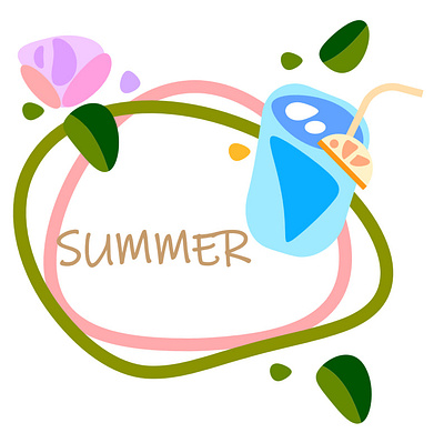 vector illustration: summer design graphic design illustration ui vector