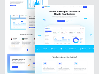 SaaS Landing Page analytic b2b crm crm landing page landing page management product landing page saas saas landing page saas ui saas web design saas website saas website design software software landing page ui web web design website website design