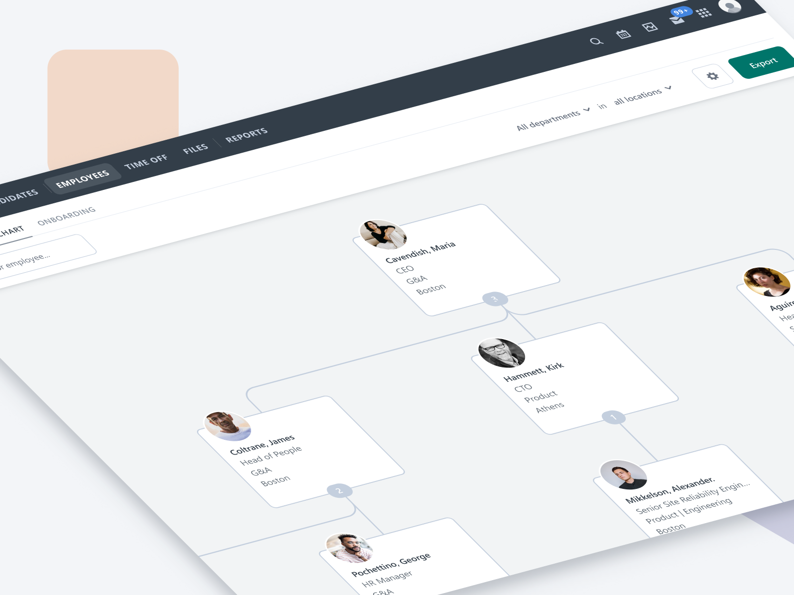 Organisational chart - Workable HR by Thanos Dimitriou for Workable on ...