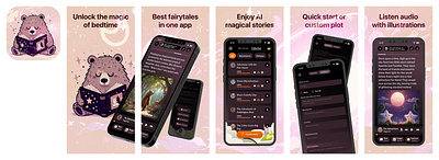 FAIRYTALER app store promo pack ai fairy stories taler