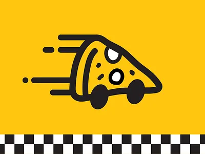 Speedy 'Za branding graphic design illustration logo pizza unused wip