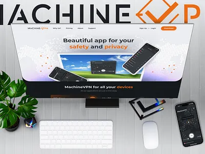 VPN app branding design graphic design logo ui ux