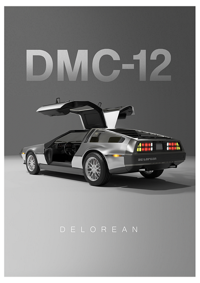 DMC-12 Delorean 3d