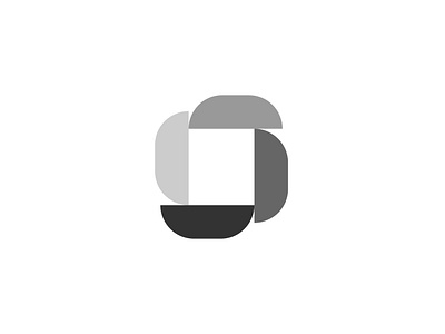 O 0 advance app brand circle design icon idea identity initial letter logo modern o simple square symbol tech technology