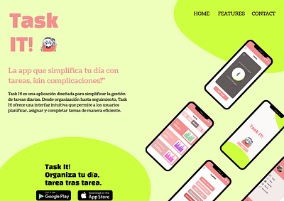 Task IT!- Proyecto de Landing Page- Curso de Diseño UX UI