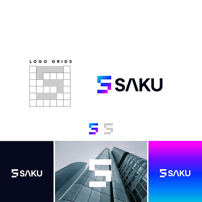 Logo Design For Saku. branding graphic design graphic designer logo design