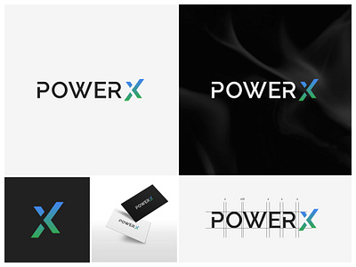 PowerX Virtual Power Plant Logo Design adobeillustrator branding brandlogo energy graphic design logo logodesign powerx