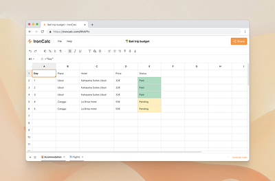 IronCalc desktop excel open source spreadsheet ui