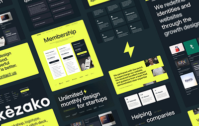 Kezako Website - Webflow development agency portfolio web design webflow