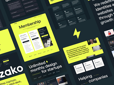 Kezako Website - Webflow development agency portfolio web design webflow