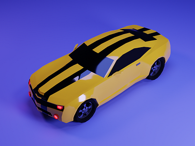 Lowpoly car 3d car design device design illustration tech concept ui