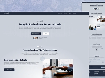 Recruta F&C criaçãodedesign design e2m graphic design ui ux