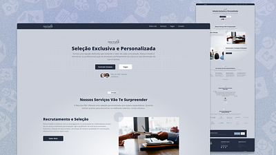 Recruta F&C criaçãodedesign design e2m graphic design ui ux