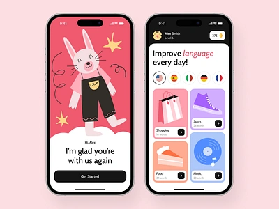 Mobile Learning App app app design app interfaces best app design design learning app mobile mobile app design mobile app ui mobile ui mobile ui design mobile ux modern app ui modern ui ui ui design ui ux design ux