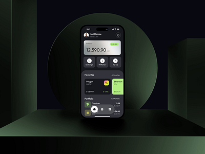 Crypto Wallet App: animation animation app app design app interfaces best app design crypto app design home screen mobile mobile app design mobile app ui mobile ui mobile ui design mobile ux modern ui ui ui design ui ux design ux