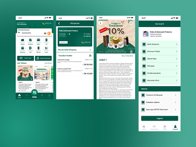 SHARIA MICROFINANCORE USPPS MOBILE app branding design ui ux