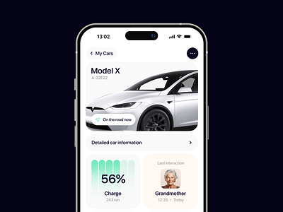 Car Control mobile App figma mobile ui ux