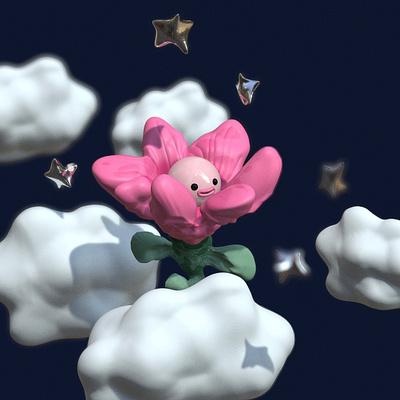 11 3d flower illustrate