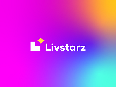 Livstarz brand branding design graphic design livstarz logo logo design minimal modern