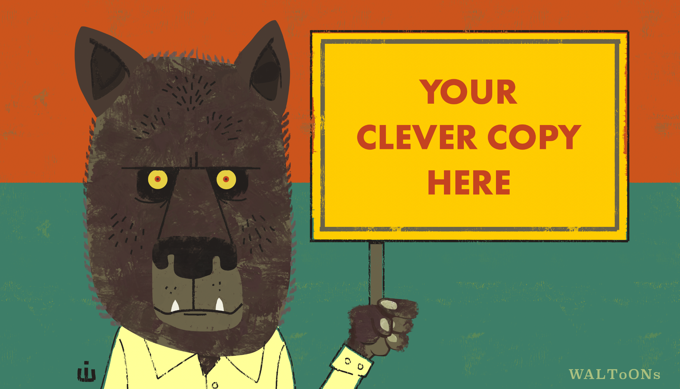 Werewolf Spokescharacter ad character ad template advertising spokescharacter cartoon cartoon advertising character cartoon illustration cartoon spokescharacter cartoon werewolf halloween halloween character halloween content illustration licensing seasonal art seasonal cartoon spokescharacter stock art werewolf