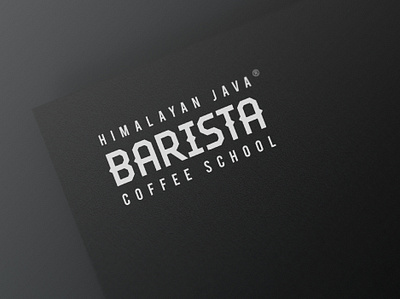 Barista Training School Logo and Visual Design barista branding cafe design graphic design hospitality logo school training