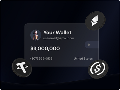 UX-UI Design for a Next-Gen Crypto Wallet cryptoapp cryptocurrency cryptowallet darkmodeui defi digitalwallet fintech fintechapp mobilewallet uidesign userexperience uxdesign uxinspiration walletdesign walletui web3