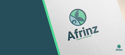 Logo For Online Shop Name "Afrinz" branding graphic design logo