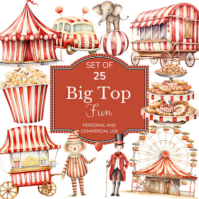 Big Top Fun graphic design