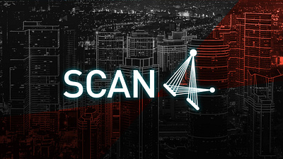 SCAN4 Logo Design & Branding 3d branding identity industry laser scanning logo