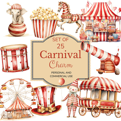 Carnival Charm graphic design