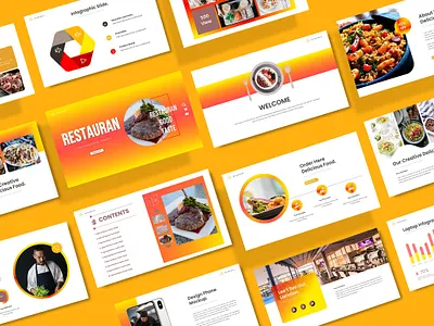 Restauran Powerpoint powerpoint slide