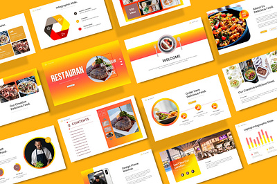 Restauran Powerpoint powerpoint slide