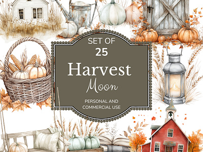 Harvest Moon Collection graphic design