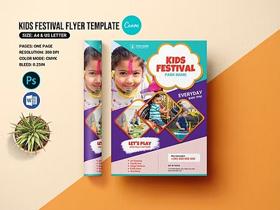 Kids Festival Flyers Template family program festival invitation flyer kids kids camp. kids festival kids festival flyer kids flyer ms word photoshop template school camp school fest school program school summer summer camp summer celebration summer festival summer party summer poster summer program