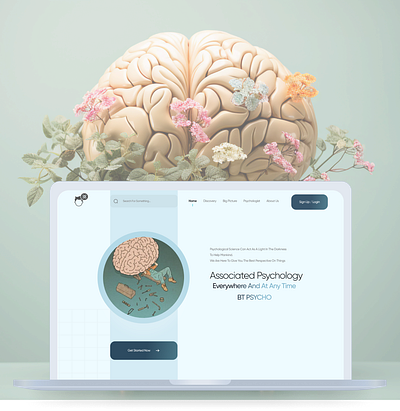 Psychological website application design figma ui ui design uiux user interface design ux design website design