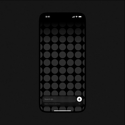 Fluid friend selector animation browsing interaction interface ios micro interaction mobile