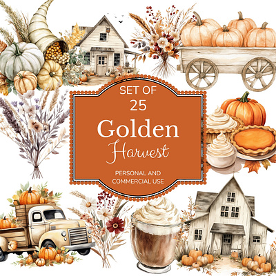 Golden Harvest graphic design